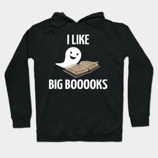 I Like Big Booooks Halloween Costume For Book Fan Hoodie